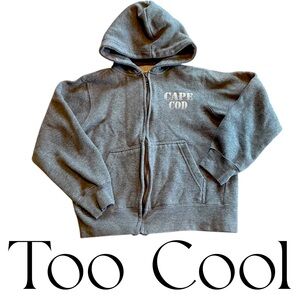 S (6/8) Too Cool zip up hoodie